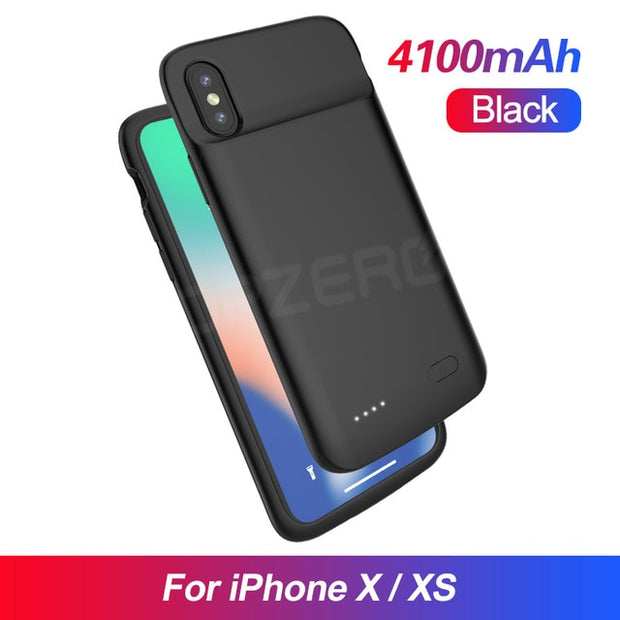 Buy High Quality Phone Battery Charger Case For iPhone X XS Max 11 Pro Ultra Thin 5000mAh Battery Charging Case Power Bank For iPhone 6 7 8 Plus - Sound21